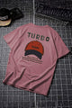 Motivational Quote "Never Give Up" Men's Tee In Light Maroon