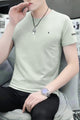Mens Soft Structure Round Neck T-shirt In Light Mint