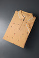 Regal Wear Collared Men's Polo Shirt In Light Orange