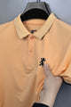 Grdno Polo Classic Edge Men's Polo Shirt In Light Orange