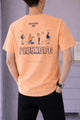 Turbo Urban Pulse Men's Tee In Light Orange