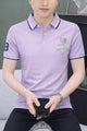 Grdno Polo Modern Icon Men's Polo Shirt In Light Purple