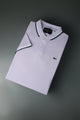 Lcste Casual Vogue Men's Polo Shirt In Light Purple