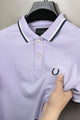 Frd Prry Twin Tipped Men's Polo Shirt In Light Purple