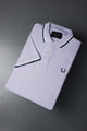 Frd Prry Twin Tipped Men's Polo Shirt In Light Purple