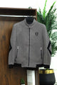 Front Logo Style Imported Men's Woollen Jacket In Light Sage