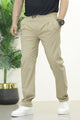 XRSN Double Plate Style Slim-Fit Trouser In Light Skin