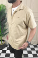Turbo Creamline Striped Comfort Casual Shirt In Light Skin