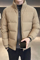 Turbo Lining Pattern Style Men's Imported Puffer Jacket In Light Skin