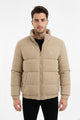 Turbo Lining Pattern Style Men's Imported Puffer Jacket In Light Skin