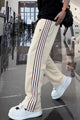 Turbo Classy Stripe Elegant Men's Trouser In Cream