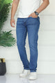 Turbo 'Telis' Men's Regular Slim-Fit Jeans In Mid Blue
