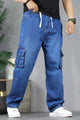 Denim Men's Multipockets Baggy Jeans
