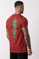 Turbo Strength in Hope Performance Dry-Fit Tee In Dark Maroon