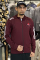 Reebk UFC Walkout Training Hood Style Men Zipper Upper In Maroon