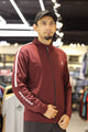 Jrdn Team Flight Training Men Zipper Upper In Maroon