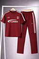 Turbo Micro Stretch Men's Tracksuit In Maroon