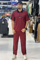 Lscte ColorBlock Side Panel Men's Tracksuit In Maroon