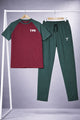 Turbo Fluminense Energy Men's Tracksuit In Maroon