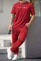 Turbo Fitness Pro Activity Men's Tracksuit In Maroon