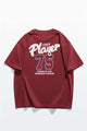 Turbo Varsity Player 75 Men's Graphic Tee In Maroon