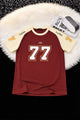 Turbo Numeric '77' Down Shoulder Men's Tee