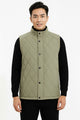 Outpost Makers Quilted Vest Men's Gilet In Moss Green