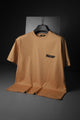 Turbo Essential Wassup Round Neck T-Shirt In Light Orange