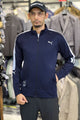 Pma Blaster Strength Training Men Zipper Upper In Navy Blue