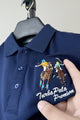 Turbo Polo Club Horse Pony Badge Men's Polo Shirt