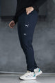 Pma Tapered Knit Grip Bottom Slim-Fit Trouser In Dark Navy