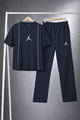 Jrdn Air Iconic Style Men's Co-Ord Set In Navy Blue