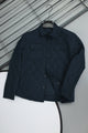 Regular Fit Self Design Imported Light Weight Jacket In Navy Blue