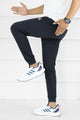Adds Elite Vibe Grip Fit Sportswear Trouser In Navy Blue