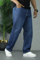 Turbo Denim Look Men Relaxed Fit Baggy Jeans