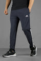 Adds Urban Stride Men's Dry-Fit Trouser In Dark Blue