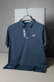 Nke Jst Do it Breathable Dryfit Polo Shirt In Navy Blue