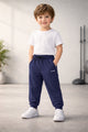 Turbo Comfortable And Grip Bottom Trousers kids For Boys In Navy Blue