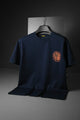 Turbo "Basketball League" Graphic Tee In Navy Blue