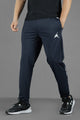 Nke Plain Design Dry-Fit Trouser In Navy Blue