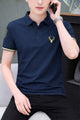 Craz Comfort Refined Men's Polo Shirt In Navy Blue