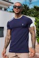 Turbo T-Storm Performance Climalite Dry-Fit Tee In Navy Blue