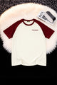 Turbo Culture Relaxed Color-Blocked Tee In Off White