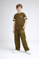 Turbo Urban Flex Younger Kids Tracksuit In Olive Green