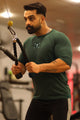 Turbo 'Reticle' Precision Training Mesh Dry-Fit Tee In Olive Green