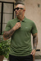Turbo Style Legacy Men's Polo Shirt In Olive Green