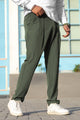 Turbo Fit Premium Micro Sportswear Trouser In Olive