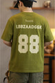 Turbo Prominent Numeric 8 Front Logo Tee In Olive