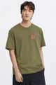 Mens Fashion Identity Round Neck Tee