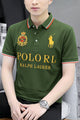Rph Lren Polo Crown Classic Men's Polo Shirt In Olive